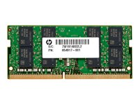 HP - DDR4 - module - 16 GB - SO-DIMM 260-pin - 2666 MHz / PC4-21300 - 1.2 V - unbuffered - non-ECC - for (non-ECC): EliteBook 1050 G1, 735 G5, 735 G6, 745 G5, 745 G6, 755 G5, 830 G6, 830 G8, 840 G8, 840r G4, 845 G7, 850 G6, 855 G7; EliteBook x360 830 G6; ProBook 430 G6, 430 G7, 440 G7, 445r G6, 450 G6, 450 G7, 455r G6, 640 G5, 64X G4, 650 G5; ZBook 14u G6, 15 G5, 15u G6, 15v G5, 17 G5, Studio x360 G5 4VN07AA#AC3