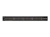 Cisco 250 Series SF250-48HP - Switch - smart - 48 x 10/100 (PoE+) + 2 x 10/100/1000 + 2 x combo Gigabit SFP + 2 x Gigabit SFP - rack-mountable - PoE+ (195 W) SF250-48HP-K9-EU