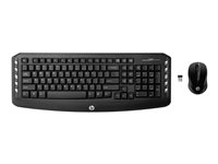 HP Classic Desktop - Keyboard and mouse set - wireless - 2.4 GHz - Netherlands - for Pavilion 20, 23, 27, 500, 510, 550, 590, 595, HPE h8-1301, p6, TP01 LV290AA#ABH
