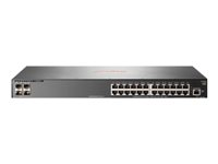 HPE Aruba 2930F 24G 4SFP - Switch - L3 - Managed - 24 x 10/100/1000 + 4 x Gigabit SFP (uplink) - rack-mountable JL259A#ABB