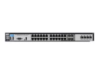 HPE 6600-24G-4XG Switch - Switch - L4 - Managed - 24 x 10/100/1000 + 4 x shared SFP + 4 x SFP+ - rack-mountable J9264A#ABB-REF