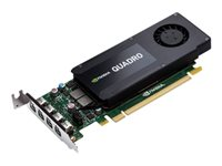 NVIDIA Quadro K1200 - Graphics card - Quadro K1200 - 4 GB GDDR5 - PCIe 2.0 x16 low profile - 4 x Mini DisplayPort - for Workstation Z230, Z240, Z440, Z640, Z840 T7T59AA