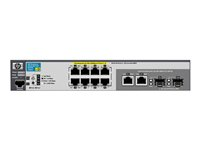 HPE Aruba 2915-8G-PoE - Switch - Managed - 8 x 10/100/1000 + 2 x combo Gigabit SFP - desktop - PoE J9562A#ABB-REF