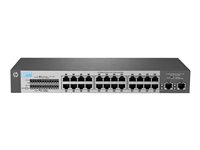 HPE OfficeConnect 1410 24 2G - Switch - unmanaged - 24 x 10/100 + 2 x 10/100/1000 - desktop, rack-mountable, wall-mountable J9664A#ABB-A1