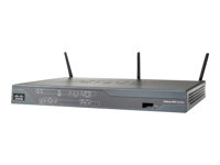Cisco 881 Ethernet Security - - wireless router - 4-port switch - Wi-Fi - 2.4 GHz C881W-E-K9-A1