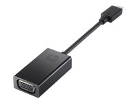 HP - external video adapter - black N9K76AA#AC3
