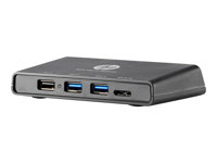 HP 3001pr USB 3.0 Port Replicator - Docking station - USB - VGA, HDMI - 1GbE - Europe F3S42AA#ABB-REF