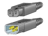 Cisco Jumper - Power cable - IEC 60320 C15 to IEC 60320 C14 - AC 250 V - 69 cm - for Catalyst 9200L, 9300L; MDS 9020, 9216, 9216A, 9216i CAB-C15-CBN-NB