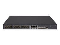 HPE 5130-24G-SFP-4SFP+ EI - Switch - L3 - Managed - 24 x Gigabit SFP + 8 x shared 10/100/1000 + 4 x 10 Gigabit Ethernet / 1 Gigabit Ethernet SFP+ - rack-mountable JG933A#ABB