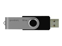 GOODRAM UTS2 - USB flash drive - 16 GB - USB 2.0 - black UTS2-0160K0R11