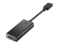 HP - external video adapter - black N9K77AA#AC3
