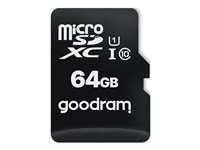 GOODRAM M1AA - Flash memory card (SD adapter included) - 64 GB - UHS-I U1 / Class10 - microSDXC UHS-I M1AA-0640R12