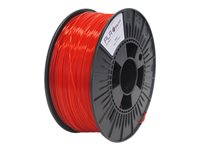 Builder 3D Printers - Translucent red - 1 kg - PLA filament (3D) 8718868770103