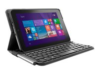 HP - Keyboard and folio case - Bluetooth - English - graphite black - for Pro Tablet 408 G1 K8P76AA#ABB-NB